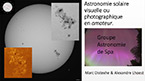 Confrence/Atelier: Observation du Soleil par les amateurs