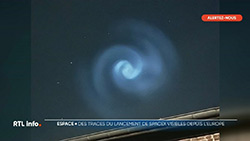 SpaceX - Spirale lumineuse