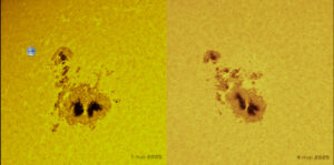 Grande tache solaire - mai 2025