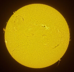 Disque solaire en Ha